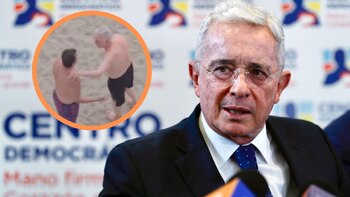 Álvaro Uribe, como una estrella