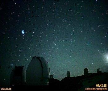 Espirales arremolinándose en el cielo