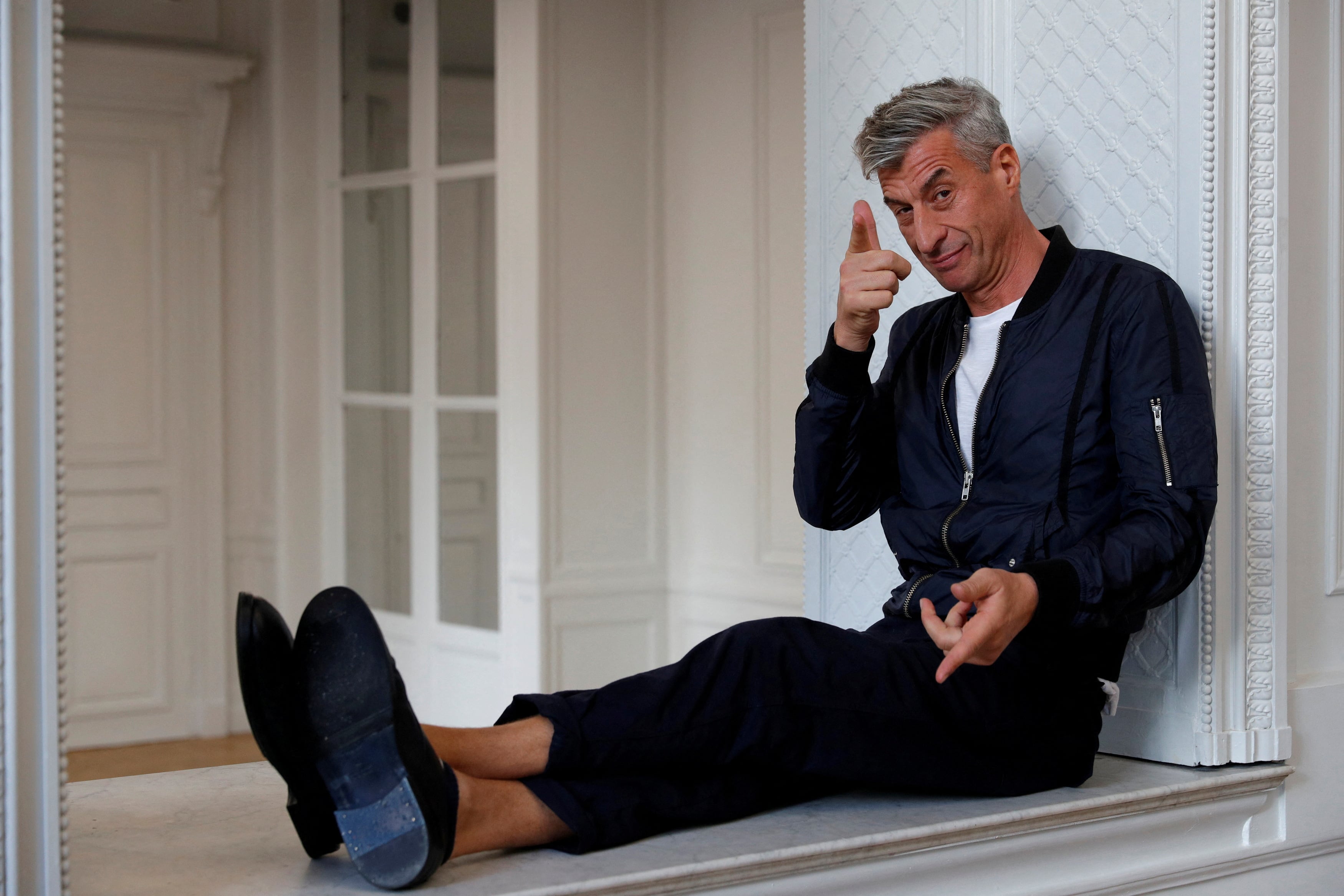 El artista italiano Maurizio Cattelan en Paris, 2016 (Foto: REUTERS/Philippe Wojazer)