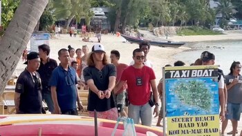 Daniel Sancho ha acompañado a