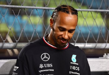 Lewis Hamilton en Singapur