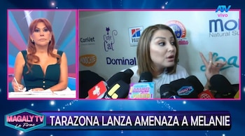 Karla Tarazona rompe su silencio sobre la hija de Christian Domínguez: “No le tengo miedo a nadie”. Captura: Magaly TV La Firme.