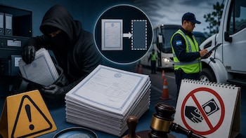 La Dirección General de Transportes en Guatemala alerta por la sustracción de 34 formularios y su posible uso en fraudes