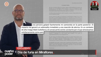 Comunicado del empresario agresor en