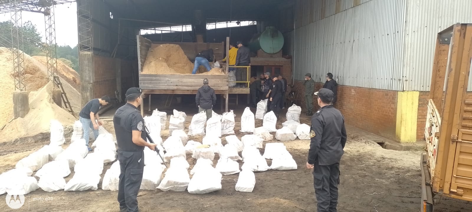 La quema de droga se llevó a cabo sin inconvenientes