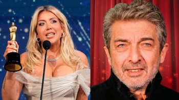 El guiño de Wanda Nara a Ricardo Darín luego de que el actor la defendiera de las críticas por su Martín Fierro