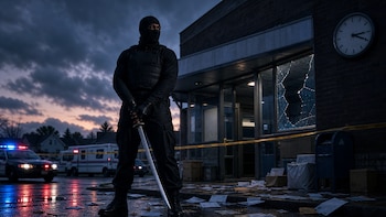 El empleado postal que fue despedido del trabajo y volvió para vengarse: una espada japonesa, un traje de ninja y cuatro muertos