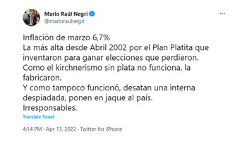 tuits inflacion