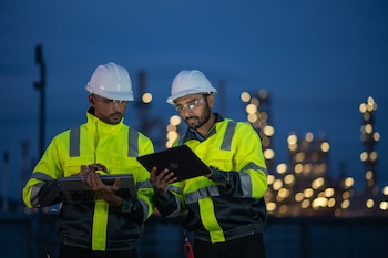 Referindo-se à indústria