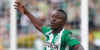 Marlos Moreno debutó con Atlético Nacional en el año 2014 ante Águilas Doradas - crédito AFP