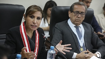 Patricia Benavides llegó acompañada del