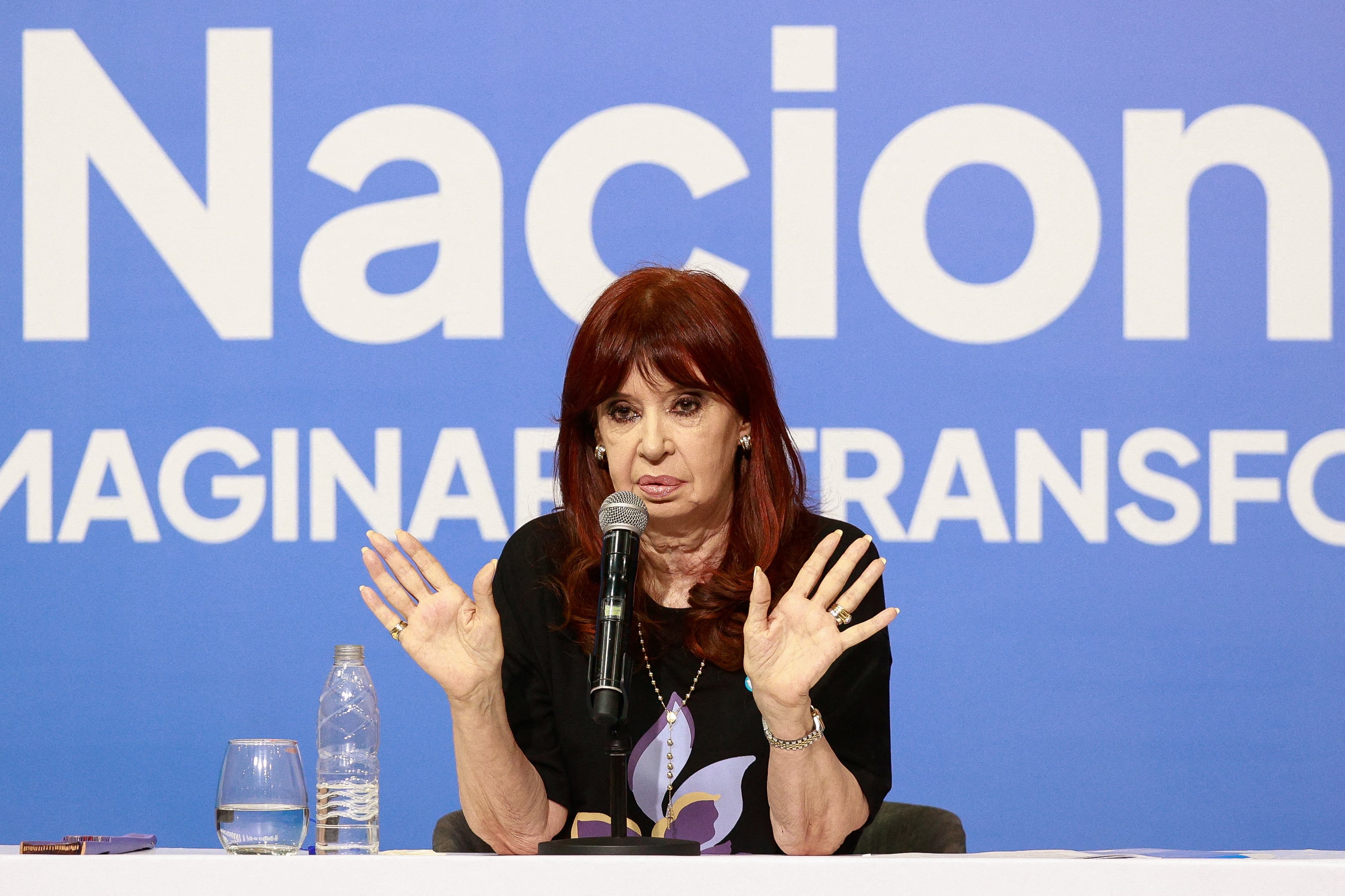 La presidente del PJ, Cristina Kirchner