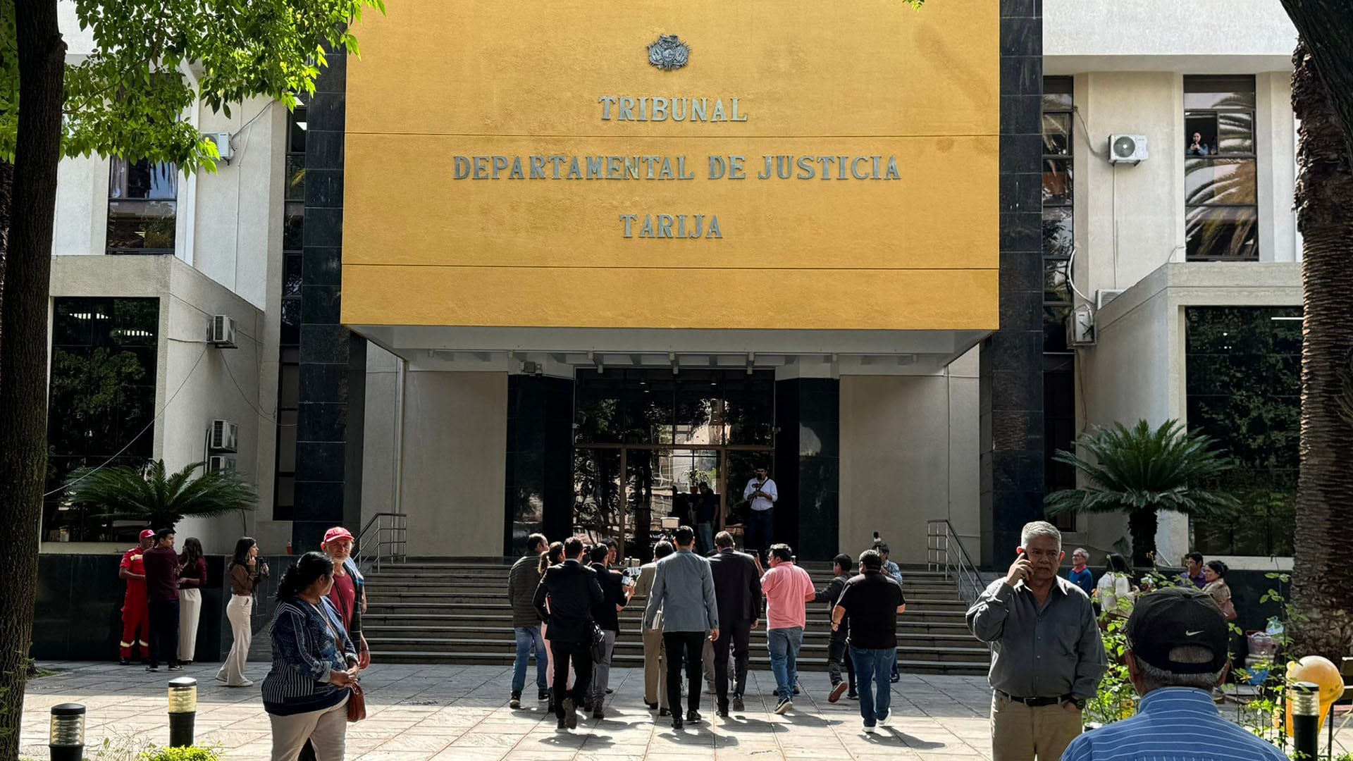 Vista del Tribunal Departamental de Justicia en Tarija.
Foto: Infobae