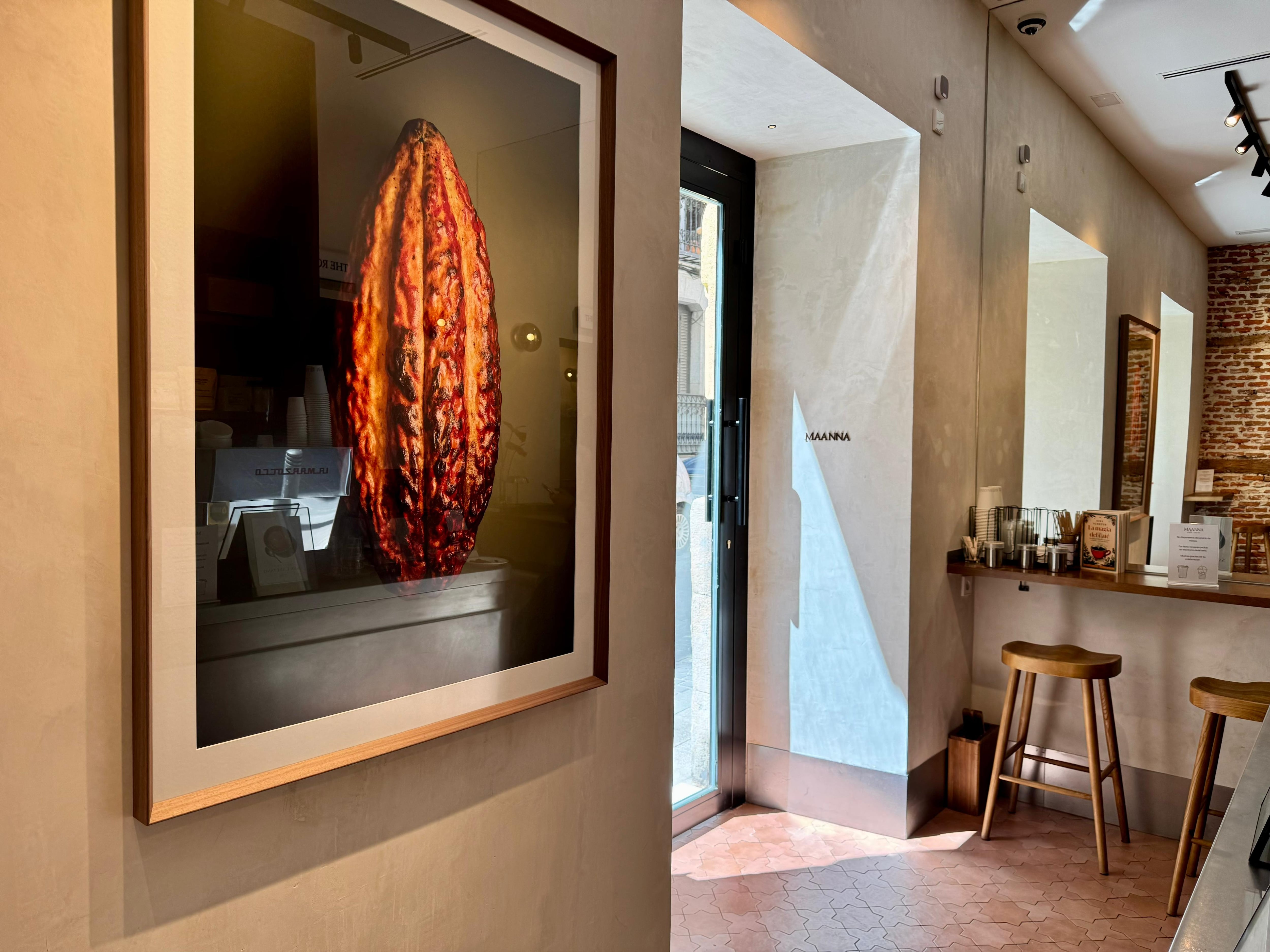 La cafetería Maanna, un museo del café y el cacao en el centro de Madrid (Cedida)