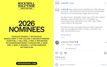 Shakira está nominada al Salón