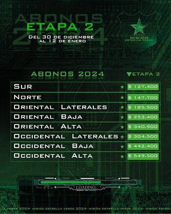 Deportivo Cali tiene habilitadas dos