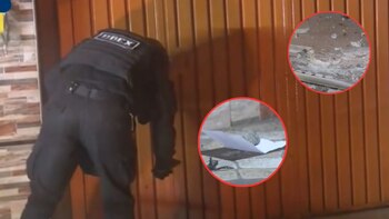 Los delincuentes dejaron una nota