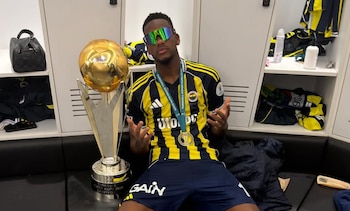 Jhon Jáder Durán celebrando con