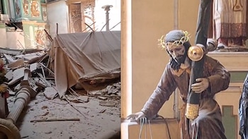 El templo fue clausurado y