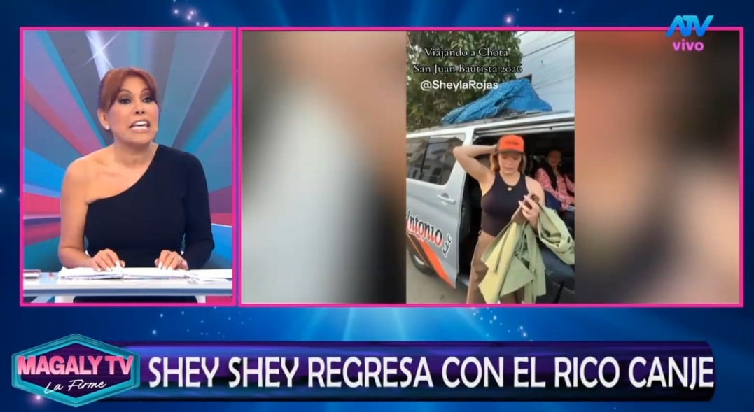 Magaly Medina sorprendida con el cambio de vida de Sheyla Rojas tras regresar al Perú: “Volvió al rico canje, ya no hay provedor”