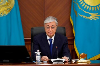 El presidente de Kazajistán, Kasim-Yomart