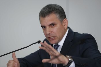 El fiscal superior Rafael Vela,