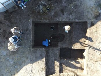 Descubrimiento de entierro Prehispánico en