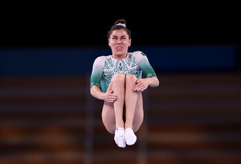Dafne Navarro y Patricia Nuñez obtuvieron la medalla de plata en la modalidad de parejas. (REUTERS/Lisi Niesner)