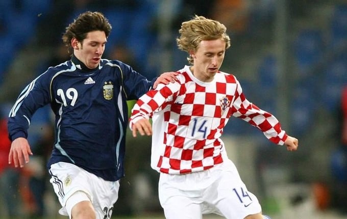 Modri disputó su primera Copa del Mundo en Alemania 2006 - crédito @varskysport/X