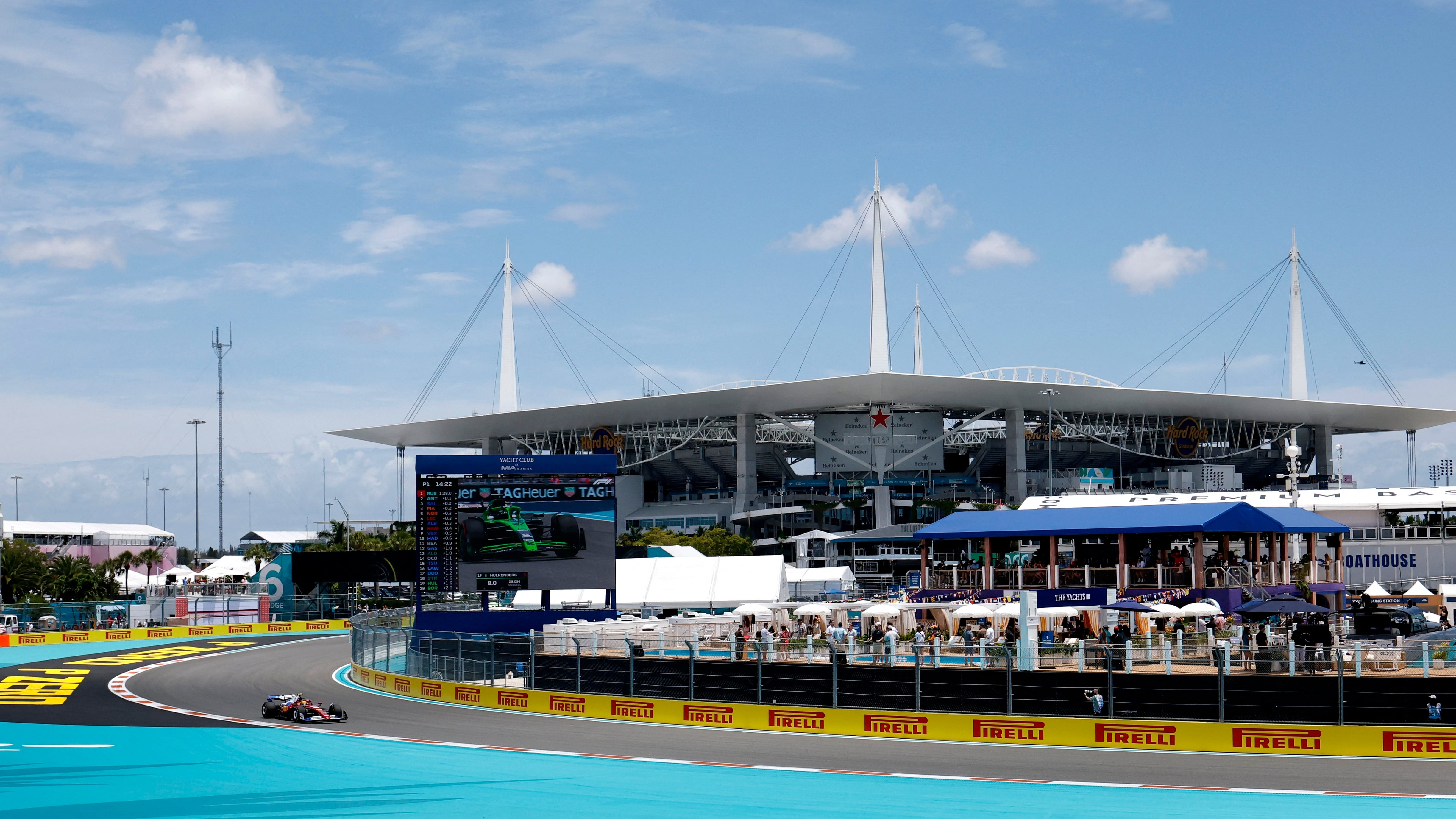 La única práctica libre de Miami será de una hora y media (REUTERS/Marco Bello)