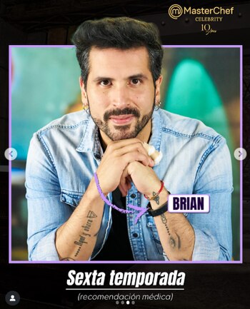 El participante se lesionó en la competencia - crédito masterchefcelebrityco / Instagram