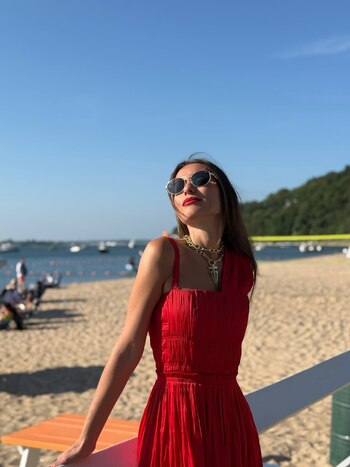 Pampita en los Estados Unidos