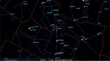 La lluvia de estrellas Oriónidas