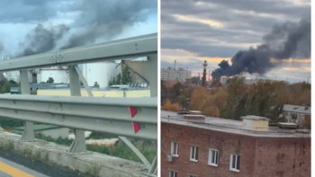 Ucrania atacó objetivos militares, un centro de datos y una refinería rusa a 1.900 kilómetros de su frontera