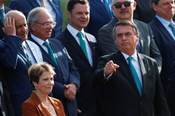 Brazil's President Jair Bolsonaro and