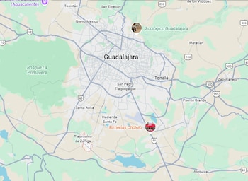 La adolescente desapareció rumbo a la escuela en Tlajomulco de Zúñiga, Jalisco Foto: Maps
