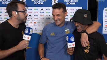 El show de Scaloni con su ex compañero Djalminha para la TV brasileña: “Es un 3-0 mentiroso”
