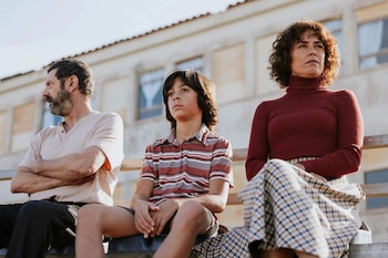 Manolo Solo y Patricia López Arnaiz en 'Aquí'