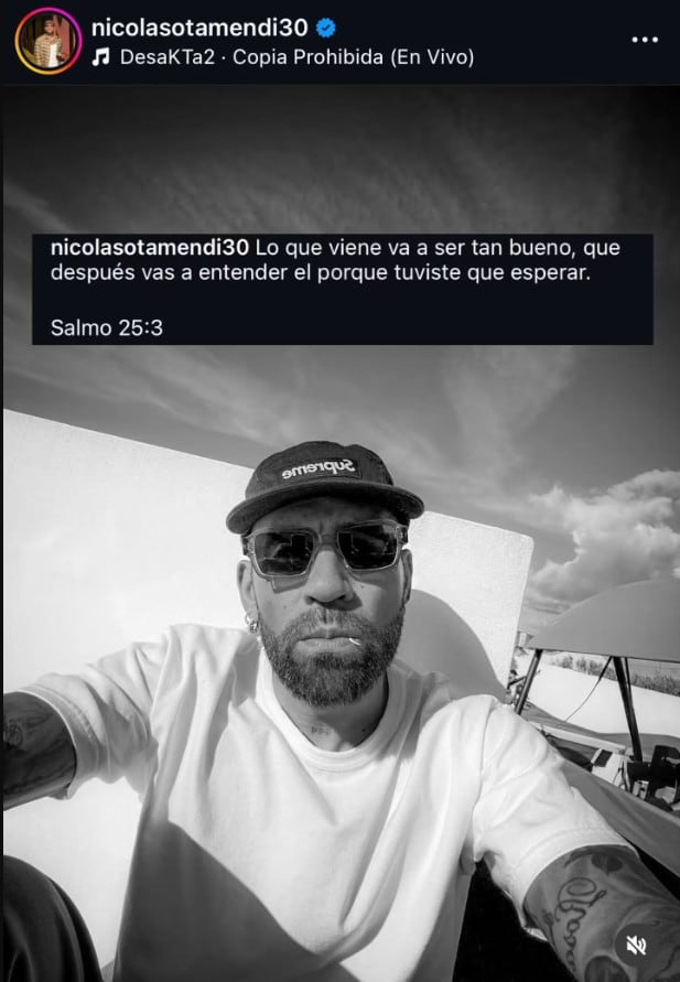 El posteo de Nicolás Otamendi que ilusionó a los hinchas de River Plate