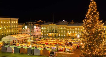 En el mercado de Helsinki