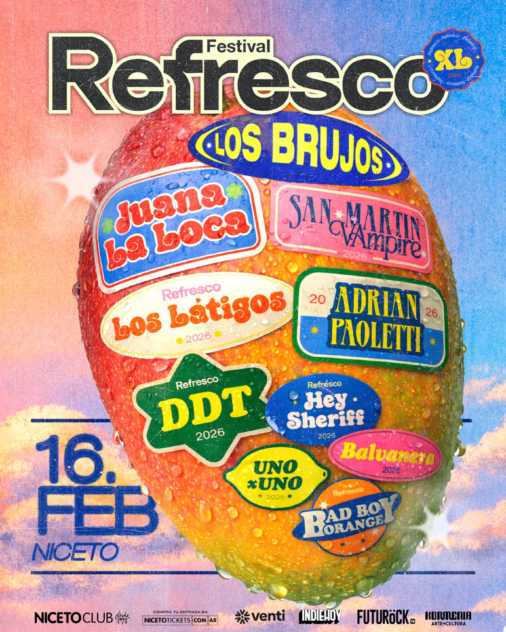 Vuelve el Festival Refresco XL a Niceto