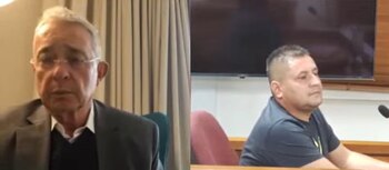 Alias Racumin, afirmó que le ofrecieron supuestos beneficios ofrecidos a cambio de testimonios contra Álvaro Uribe salen a la luz - captura pantalla/Rama Judicial