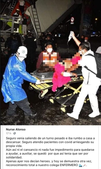 accidente metro cdmx enfermero