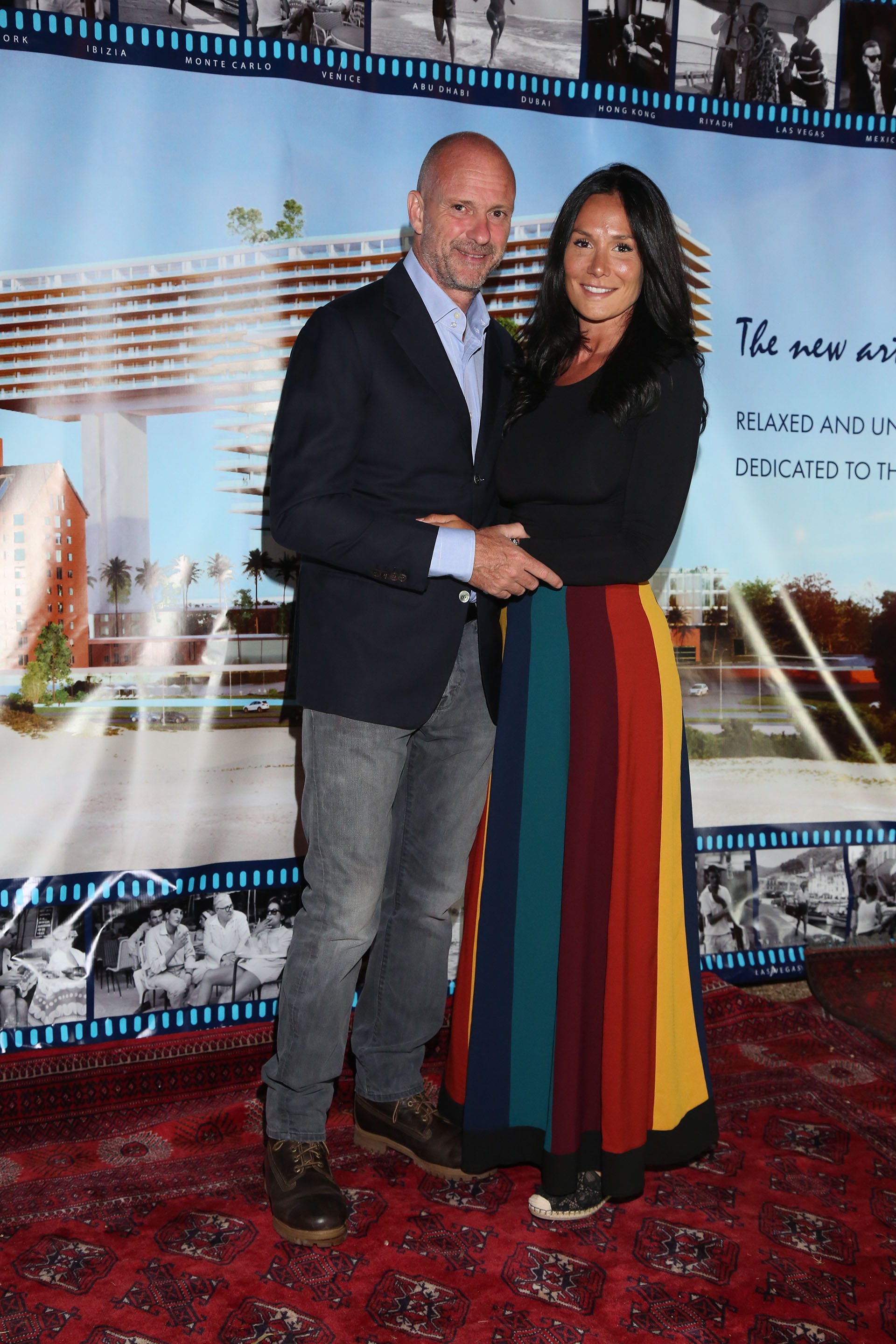 Giuseppe Cipriani y su novia Nicole Minetti