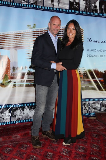 Giuseppe Cipriani y su novia Nicole Minetti