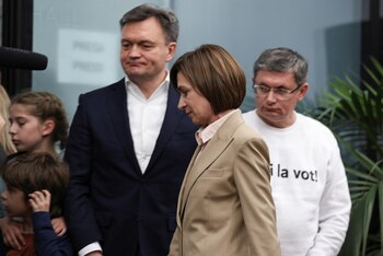 La presidenta Maia Sandu ganó