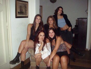 Lucrecia post ACV con sus