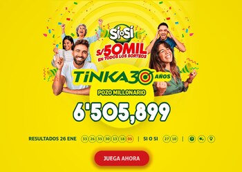 La Tinka sorprende con 2