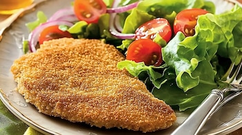 La textura crujiente por fuera