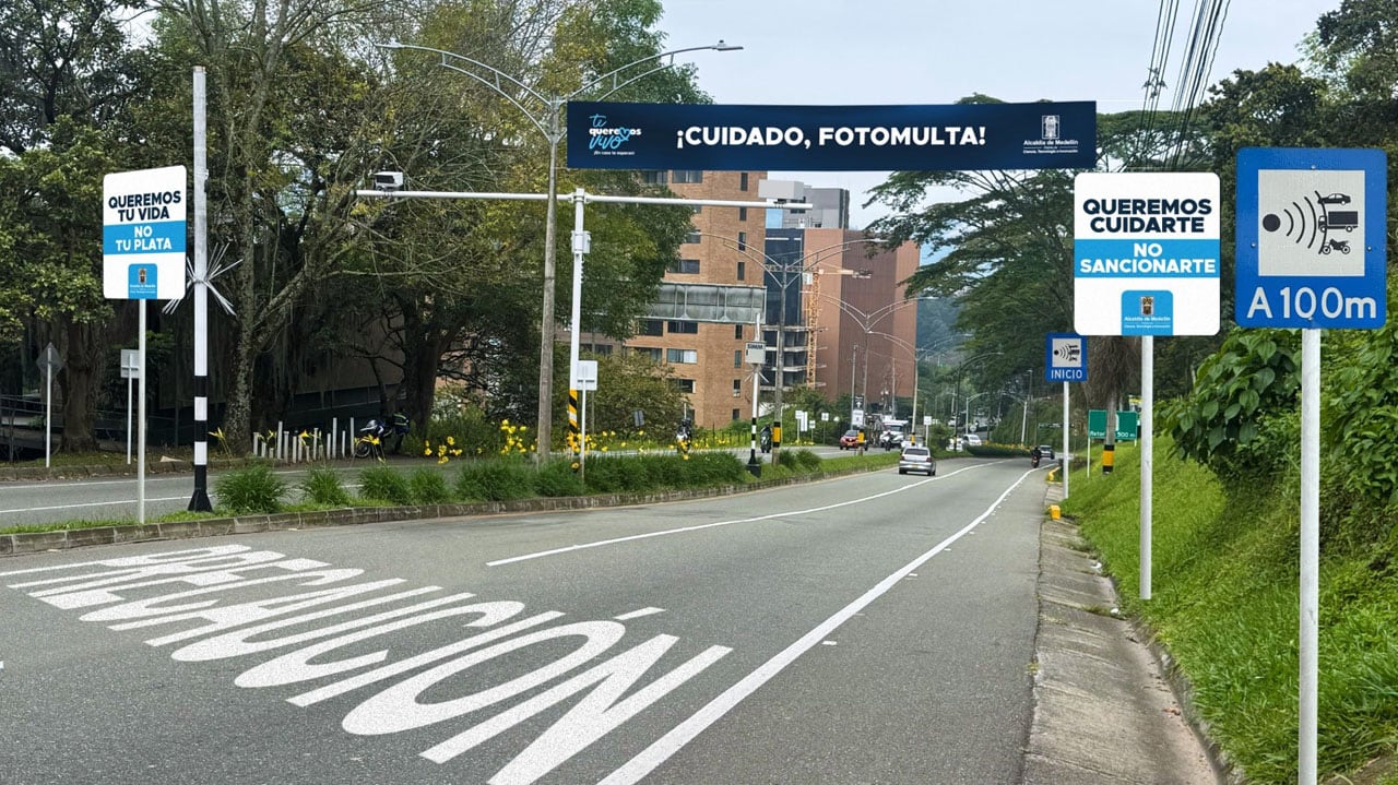 El Ministerio coordinará con la Agencia de Seguridad Vial y la Supertransporte un control sobre legalidad y justificación técnica de cada sistema de Fotomultas - crédito Alcaldía de Medellín